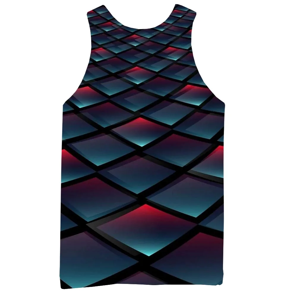 

Tank Top For Men 3D Print Sleeveless Pattern Top Graphic Vest
