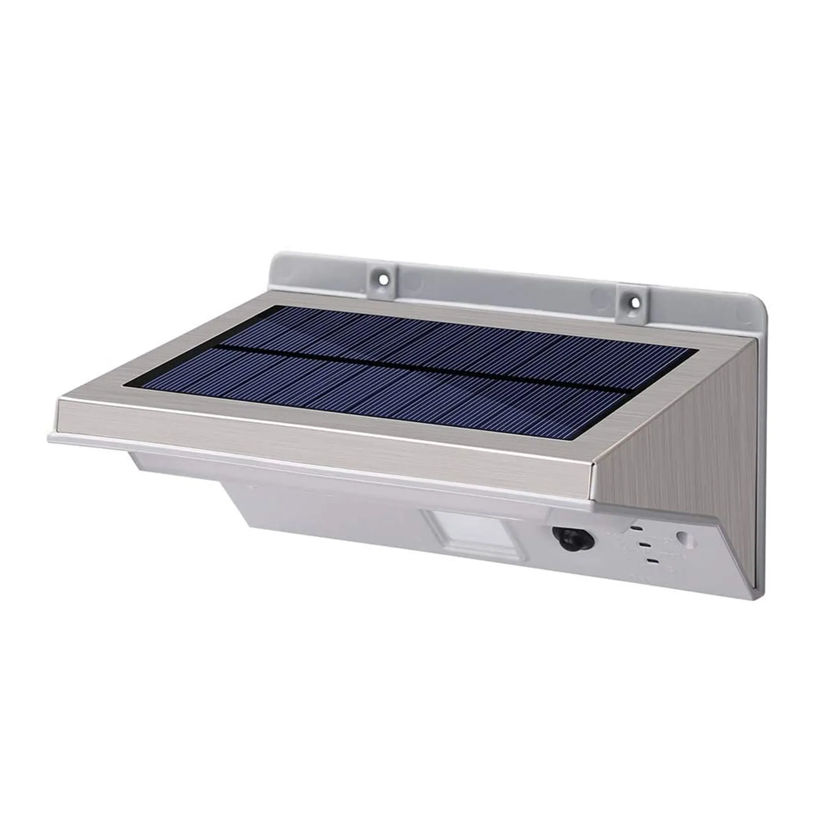 

21LED Solar Human Body Induction Wall Lamp Stainless Steel Outdoor Waterproof Garden Wall Light Street Lighting