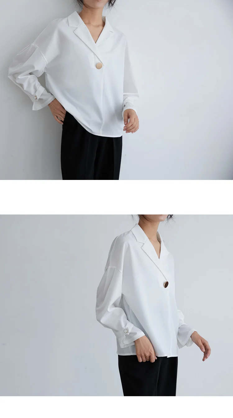 

F5207 2019 new autumn winter women fashion casual chiffon shirt korean blouses