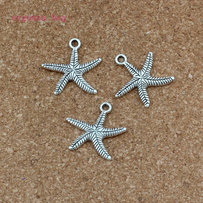 Цинк из тибетского серебра с подвеской в виде металлической морской звезды сплав