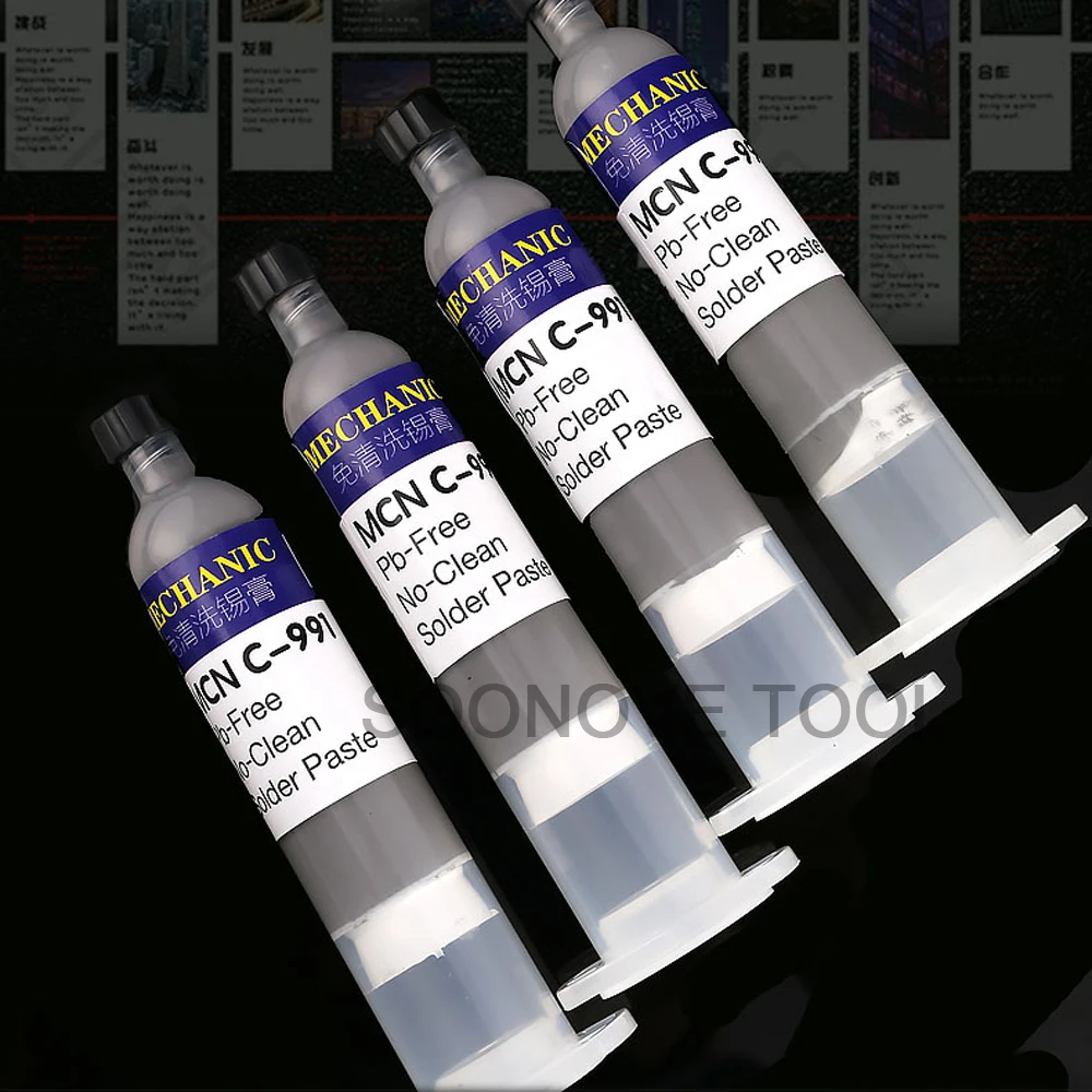 Механик 183 градусов без очистки паяльная паста для материнской платы печатной