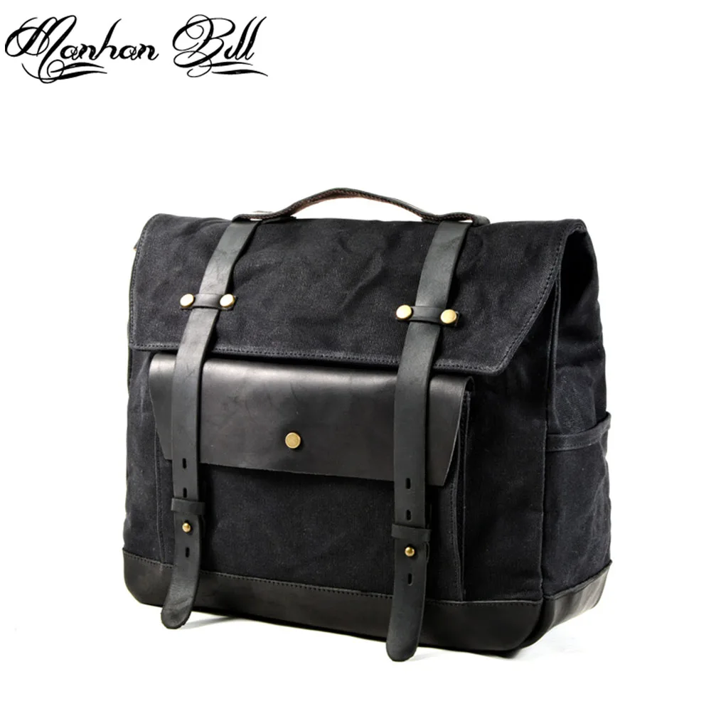 

Retro Tool Bag Waterproof Side Bag Motorcycle Small Bag Rider Messenger Bag Helmet Bag Motorcycle Bag Shoulder Bag NS1348