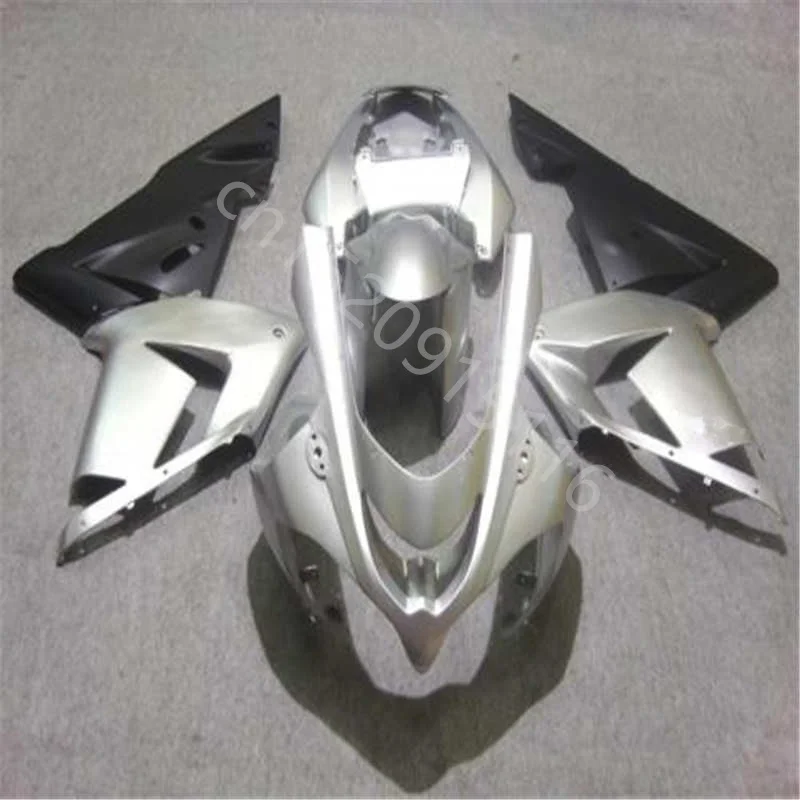 

Silver black Motorcycle Bodyparts fit for Kawasaki Ninja ZX10R 2004-2005 zx10r 04 05 zx10r 2004 2005 fairing set