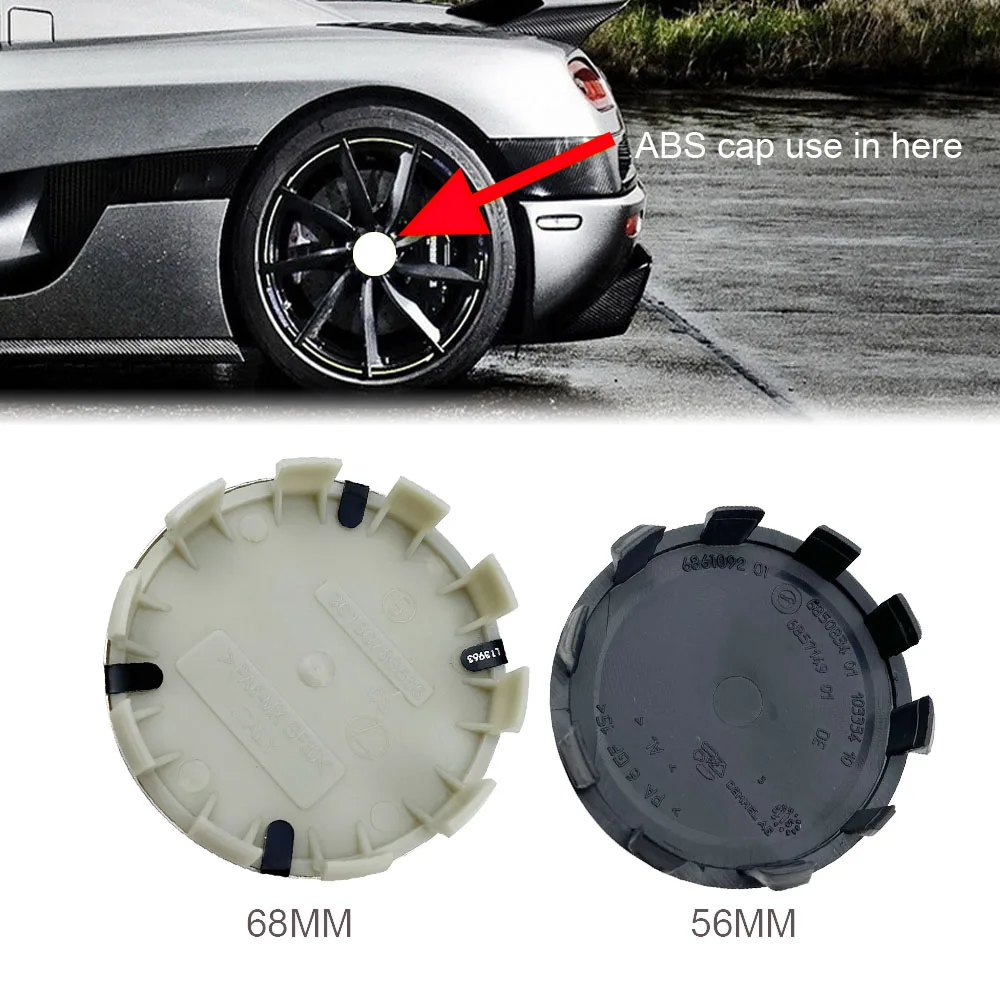 

4pcs 56mm 68mm Car Wheel Center Hub Cap Auto Rim Covers For BMW E36 E46 E53 E90 E60 E61 E93 E87 X1 X3 X5 X6 F30 F20 F10 G30