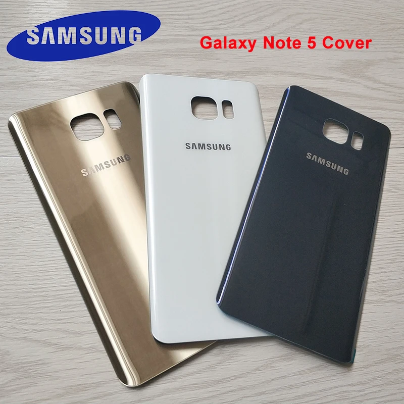 Чехол для Samsung Galaxy Note 5 задняя крышка аккумулятора 3D стеклянный корпус чехол SAMSUNG