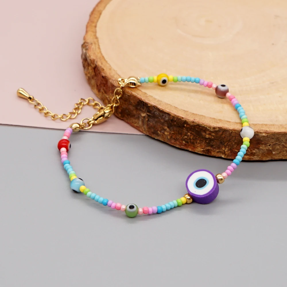 Go2BoHo Радужный Браслет Модные ювелирные изделия из нержавеющей стали с