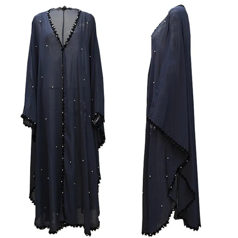 

Eid Mesh Kaftan Abaya Dubai Turkey Islam Muslim Hijab Dress Abayas For Women Caftan Jilbab Robe Femme Ramadan European Clothing