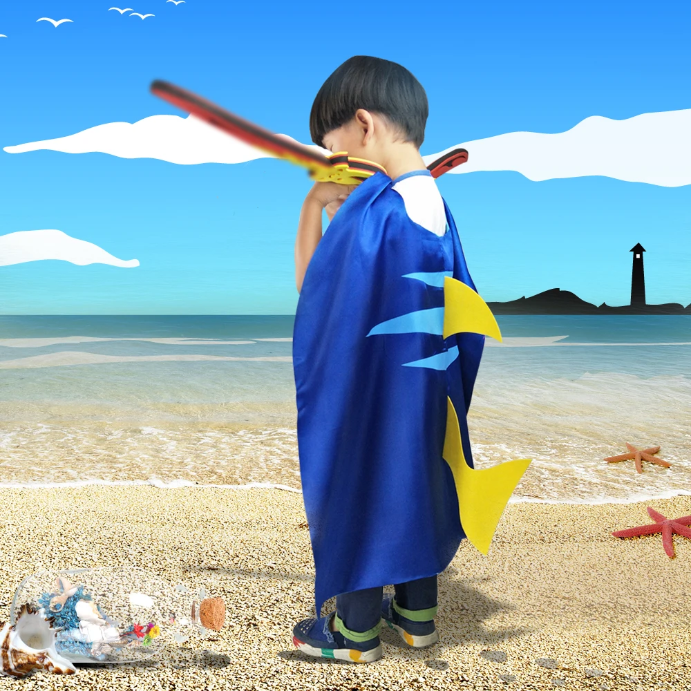 Костюм акулы шапка костюм морской костюмы с животными для детей на день рождения