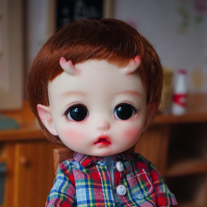 1/8 парик для куклы OB11 глиняная кукла кукол аксессуары шарнирный/SD ручной работы