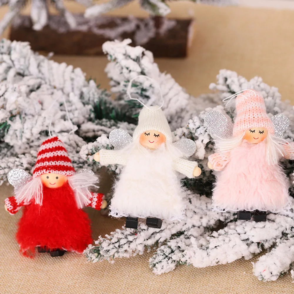 1 шт. Рождественская елка кулон Ангел Куклы Украшение нежный в виде изысканного