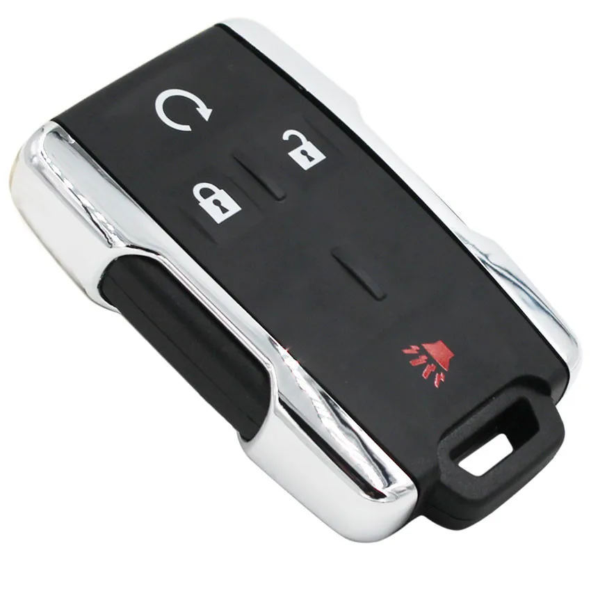 10 шт. новинка 4 кнопки замена без ключа для Chevrolet серебристая сторона 3 + 1 пульт