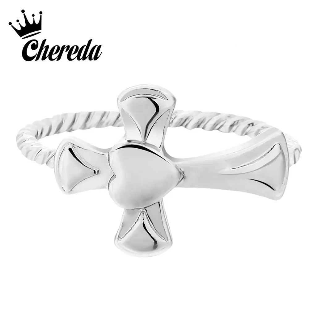 Женские Геометрические пальчики Chereda серебристые золотые с перекрестной