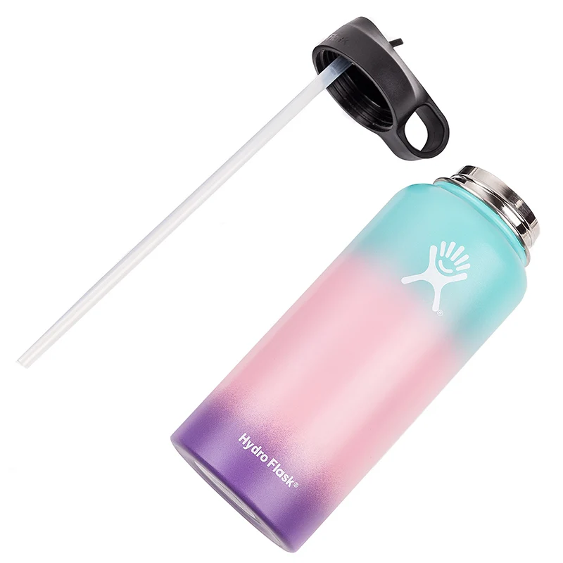 

12oz/18oz Wide Mouth Outdoors Sports Bottle Tumbler Flask Vacuum Insulated Stainless Steel Water Bottle