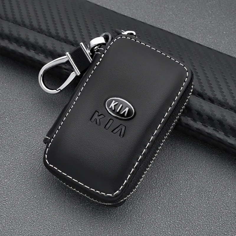 Автомобильный Стайлинг для мужчин и женщин кожзам ключницы молния ключ кошелек