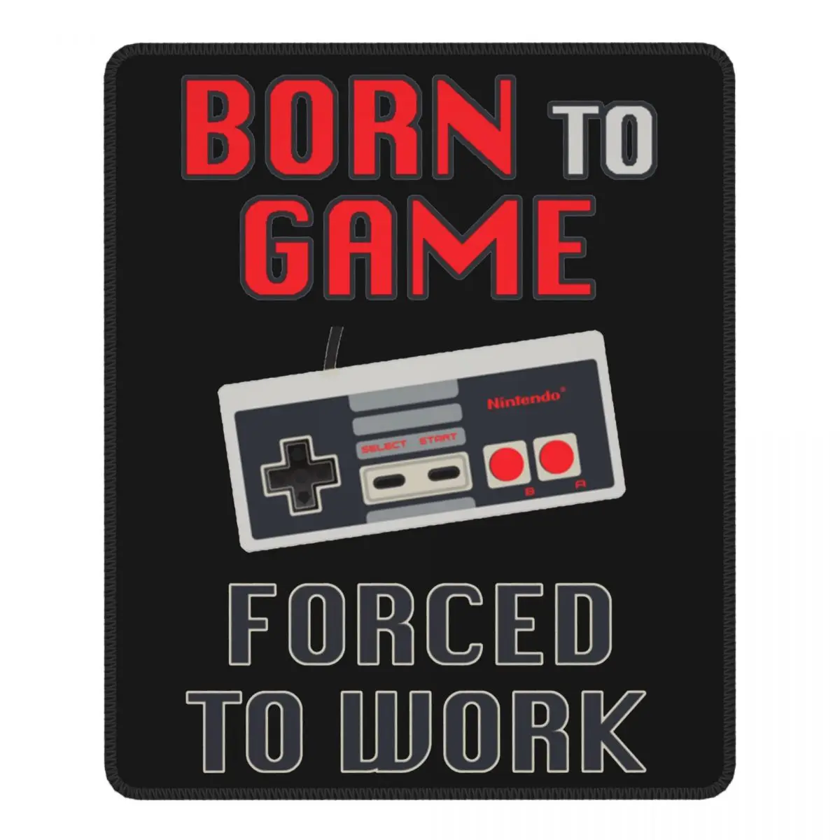 Новинка игровой коврик для мыши Born To Game принужденный к работе коврики из