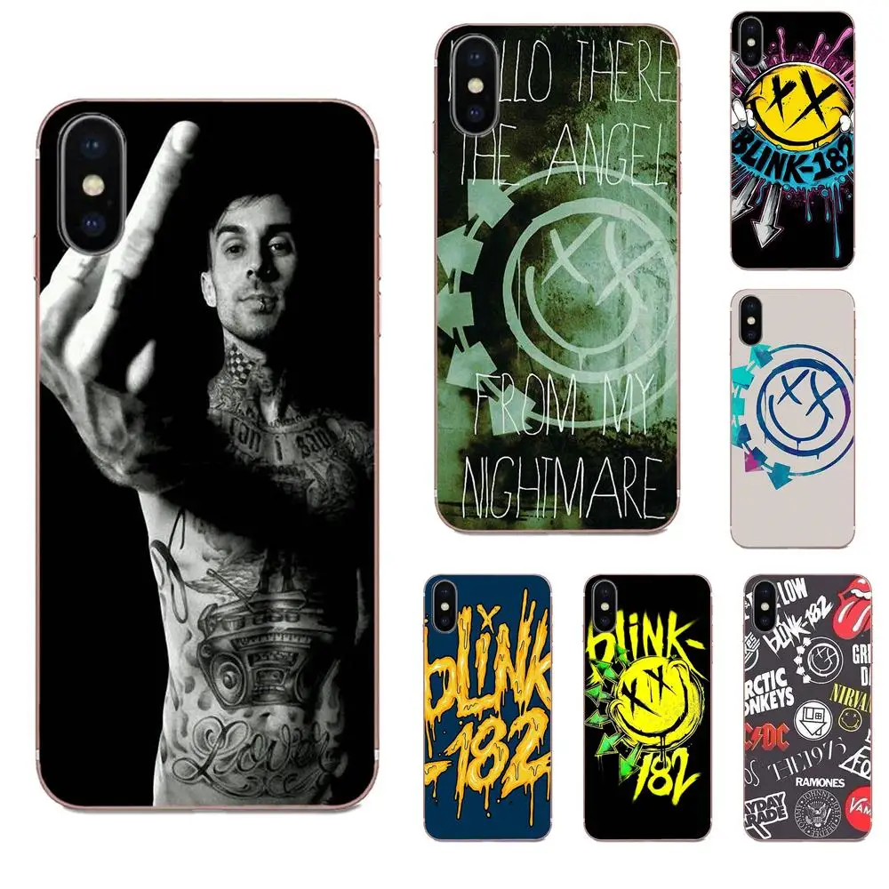 Панк браслет Blink 182 Трэвиса Баркера барабанщик для Huawei Honor Mate 7 7A 8 9 10 20 V8 V9 V10 V30 P40 G Lite