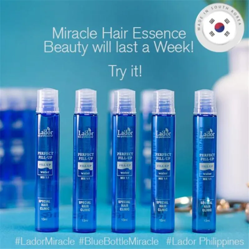 LADOR идеально подходит для волос наполнения водой белка ампулы Кератиновый Уход