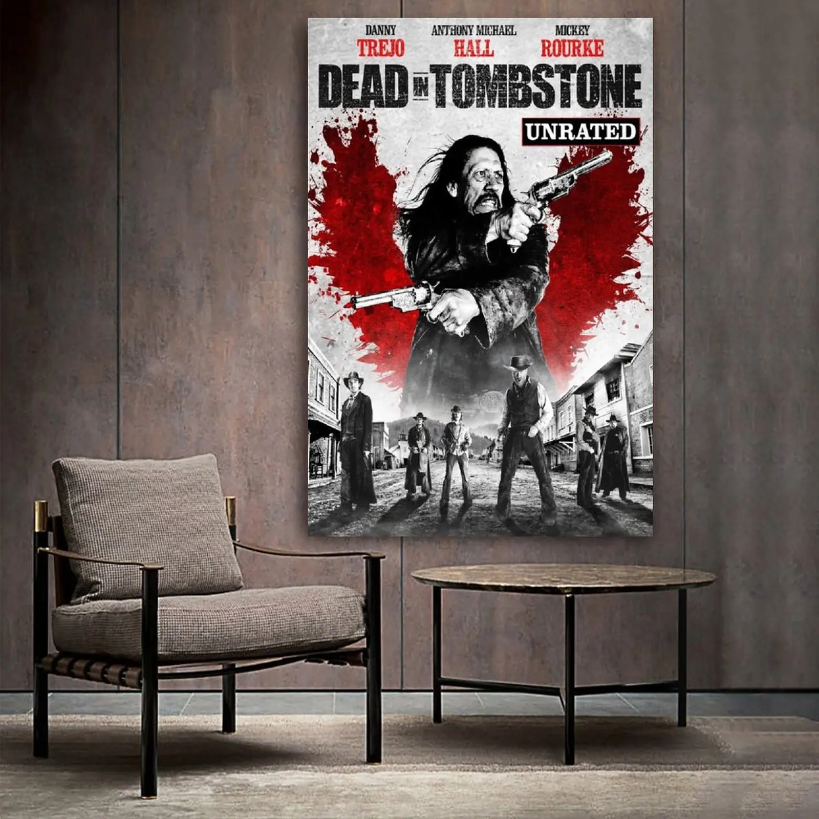 Постер "Могила" - декоративная картина на холсте для стен в гостиной и спальне.