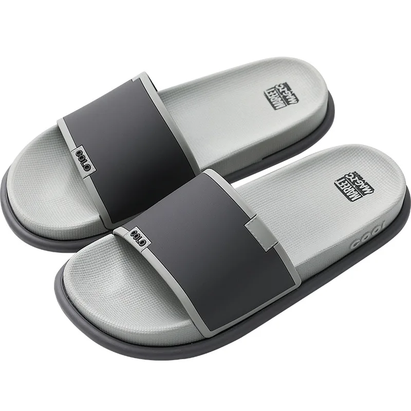 

Thick-soled Slippers Men Summer 2021 New Indoor Home Household Indoor Bath Non-slip Word Ladies Sandals and Slippers GYB