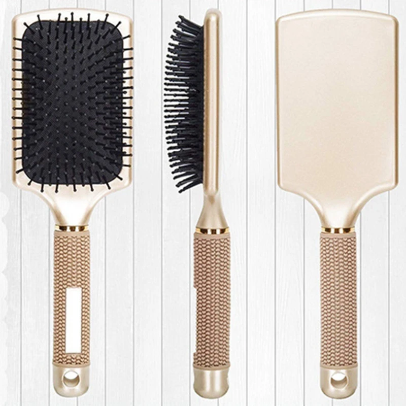 

Paddle Hair Brushes Wet Dry Detangling Scalp Massage Hairdressing Comb for Long Short Thick Thin Curly Straight Wavy Hairs