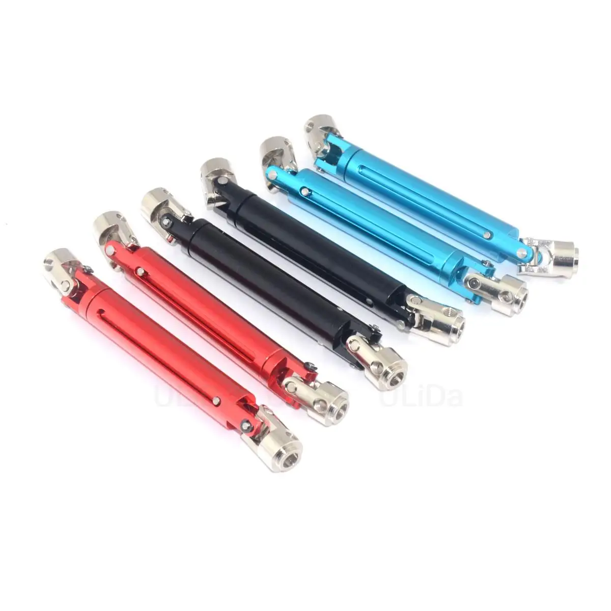 

2Pcs Aluminum Middle Drive Shaft Driven Dogbone for 1/10 HSP SCX10 D90 94180 RGT18000 RC Crawler Car