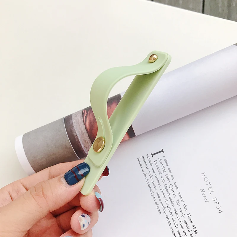 

Silicon Phone Hand Band Holder Universal Finger Ring Holder For iPhone Wristband Strap Push Pull Grip Stand Candy Color Bracket