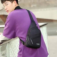 men canvas messenger shoulder bag sling chest pack crossbody cycle backpack bags