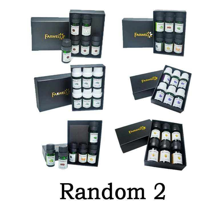 6 бутылок/набор 5 мл эвкалипт эфирные масла с ароматическим масло для