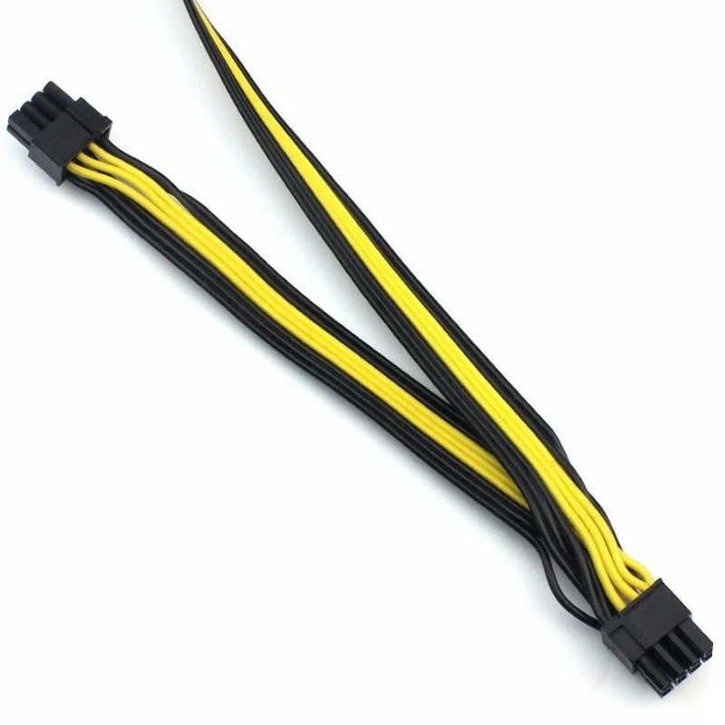 5 шт./лот GPU Кабель-Удлинитель 18AWG 6 Pin папа к двойному 8Pin (6 + 2) Мужской кабель для