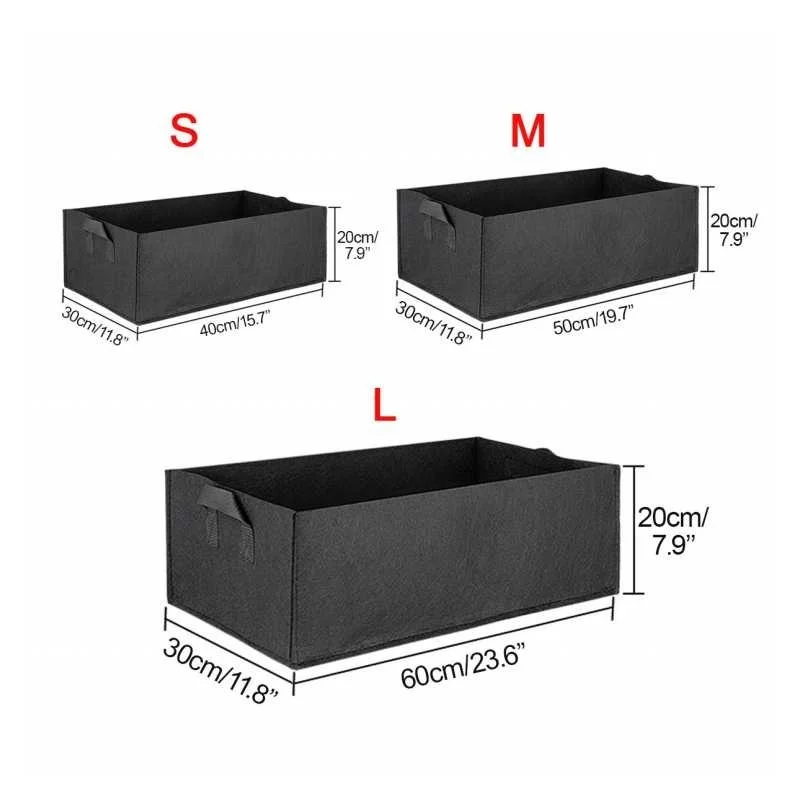 

Garden Supplies Felt Cultivation Bags Indoor And Outdoor Flowers And Plants Nursery Garden Vegetable Garden Flower Planting Bag