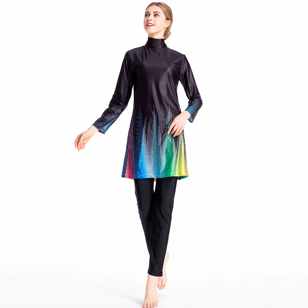 Купальник для мусульманок исламские пляжные спортивные костюмы с полной защитой