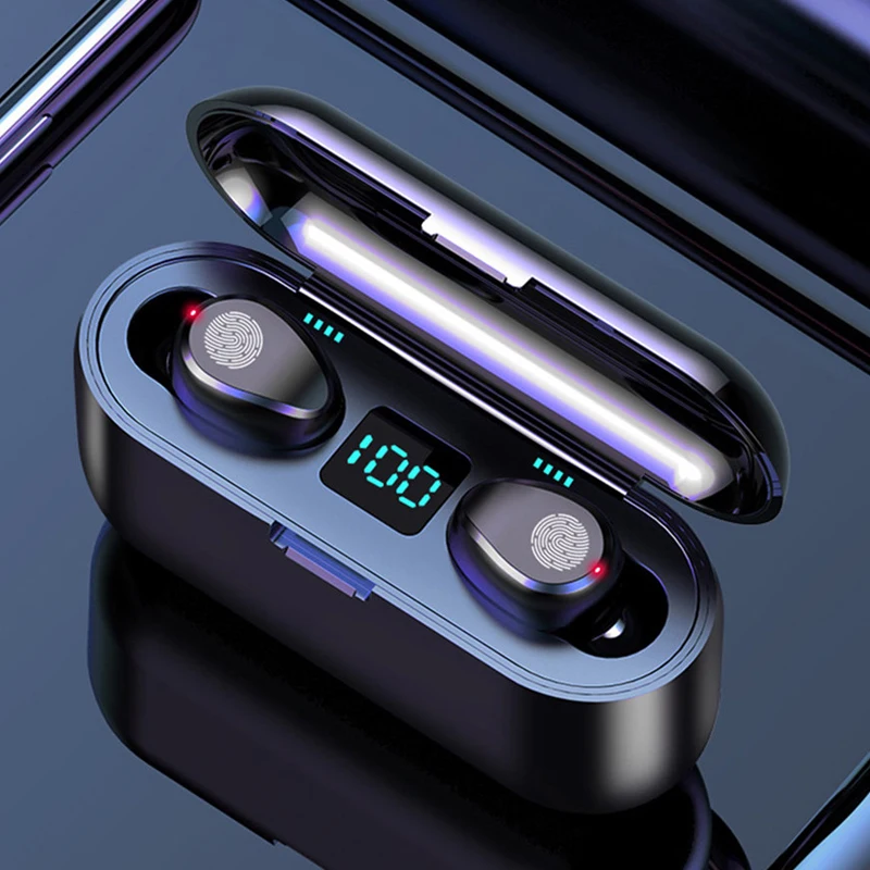 Bluetooth наушники 5 0 TWS отпечатков пальцев сенсорные HIFI Беспроводная гарнитура