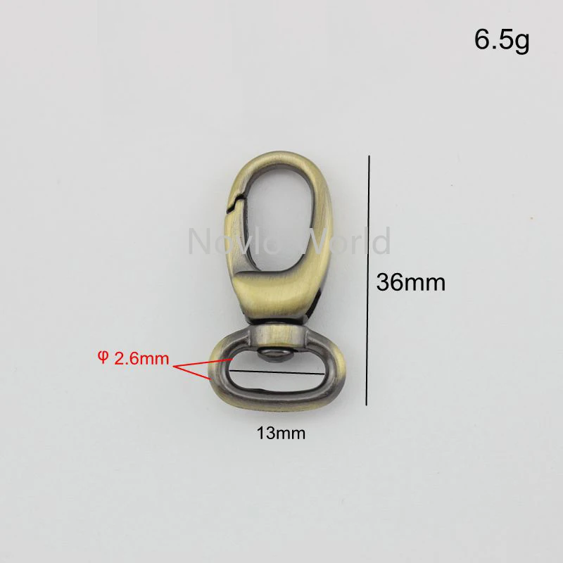 Мир Nolvo 5 20 100 шт 6 цветов 36*13 мм 1/2 &quotремонтные сумки аксессуары для кошелька ремень