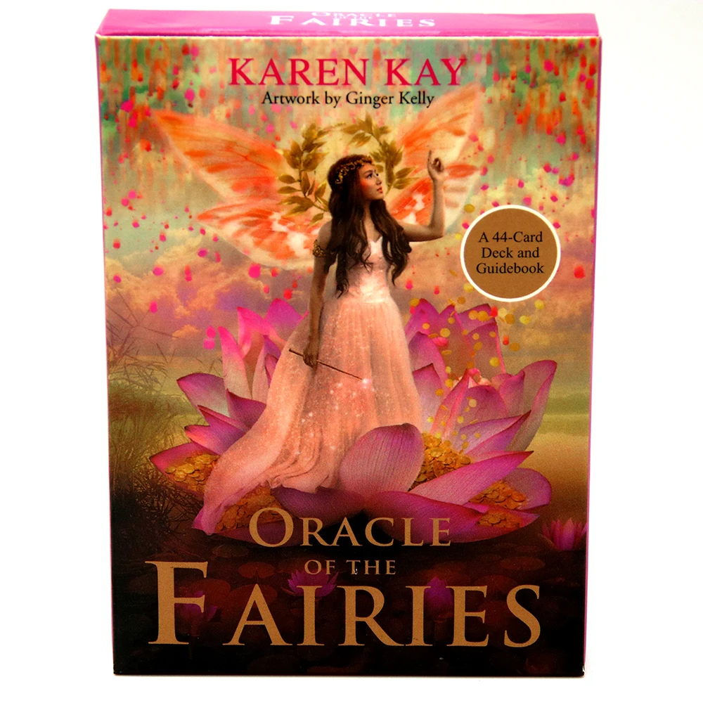 Oracle фей 44 игральной карты и руководство Карен Кей игра fay игрушка Фея Таро царство