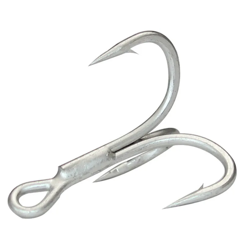 

100PCS Sharp Quadruple Reinforced Triple Anchor Hook Treble Three Fishing Hooks 4X Times Lure Three Fork Three Claw Hook