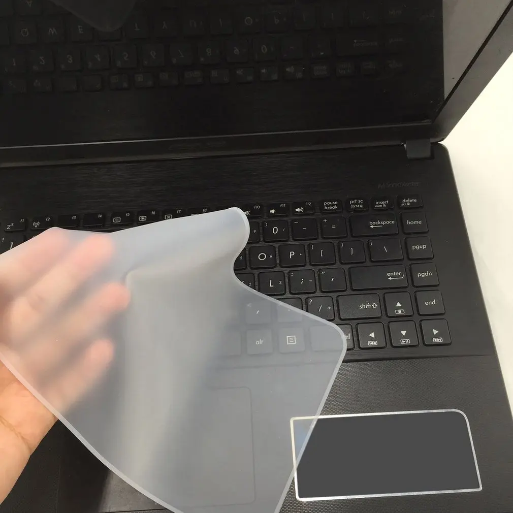 

Keyboard Cover Skin, Waterproof, Dustproof, Silicone Film, Tablet Keyboard Protector Guard, for 13-17 Inch Notebook