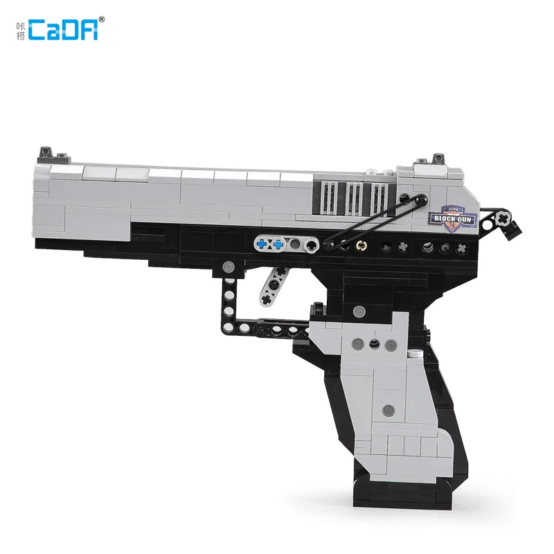 

CaDA High-Tech Building Blocks Set Gun Shape Small Bricks 412PCS Assembled Toys For Chidlren