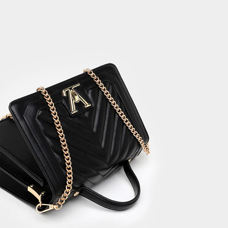 

VM FASHION KISS 2020 Plaid Spring summer Hasp luxury handbags women bags designer PU leather Chain Female Shoulder Messenger bag
