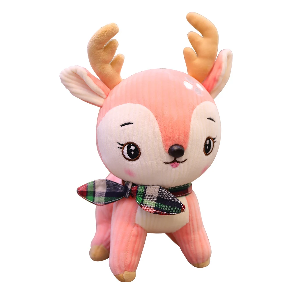

1 шт. Милая Имитация животных плюшевая игрушка мягкая подушка Kawaii Олень Кукла Kawaii Жираф Дети Детская искусственная