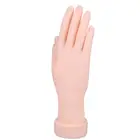 1 шт. гибкий мягкий пластиковый флектональный манекен, модель, практика ногтевого искусства, искусственная рука для тренировки, дизайн ногтей, может сгибаться