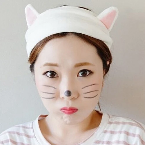 Повязка на вечерние с кошачьими ушками для девочек | Красота и здоровье