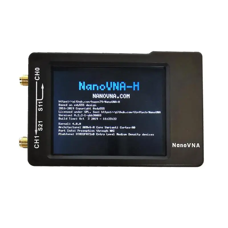 2019 нано VNA H 50 кГц 900 МГц векторная сеть MF HF VHF UHF Цифровой анализатор антенны