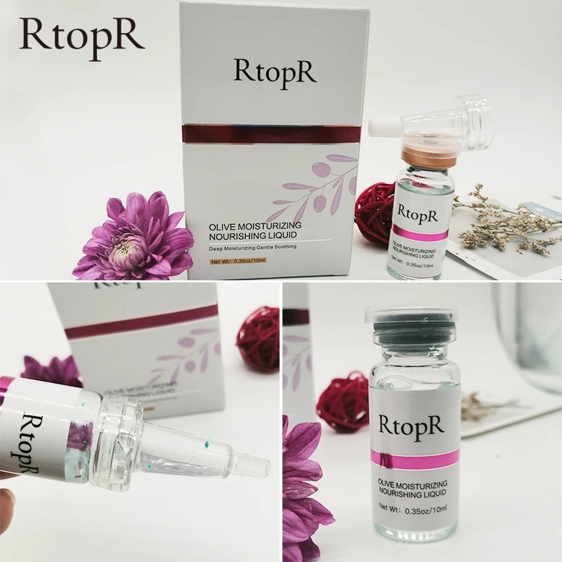 

RtopR Olive Face Serum Moisturizing Anti-Aging Anti-Winkles Hyaluronic Acid Whitening Ance Treatment Essence Facial Skin Care