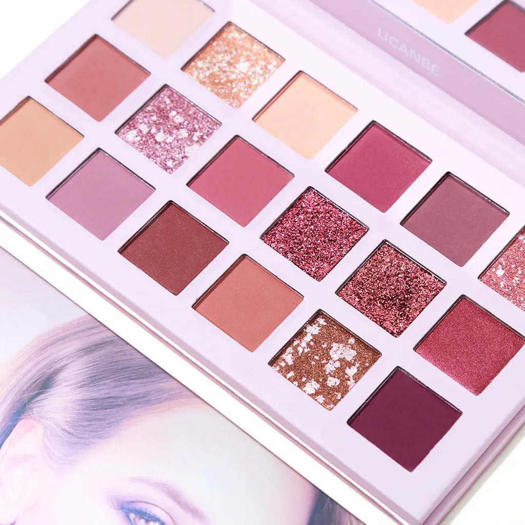 

HAICAR Eye shadow beauty glazed 18 Color Waterproof Eye Shadow Plate Powder Matt Eyeshadow Cosmetic Makeup eyeshadow palette