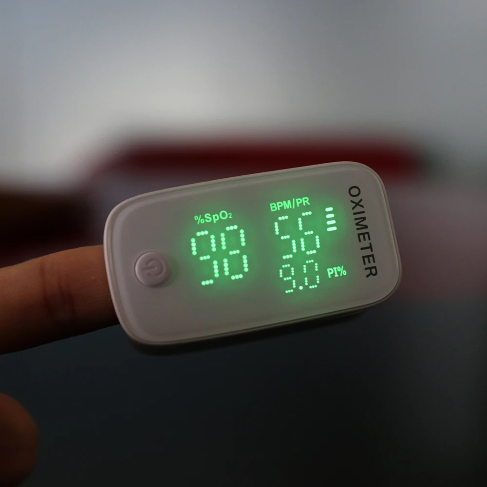 Пальчиковый пульсоксиметр кислород в крови из пальца цифровой оксиметр на