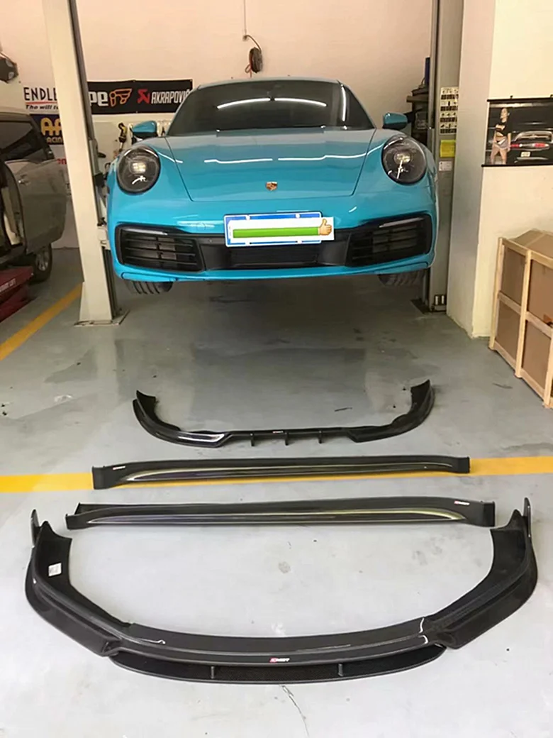 Подходит для нового Porsche 911 992 Модифицированная объемная маленькая Передняя