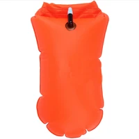 inflatable swimming buoy dry bag water sports swimmer drag floating double airbag belt storage safety bag
