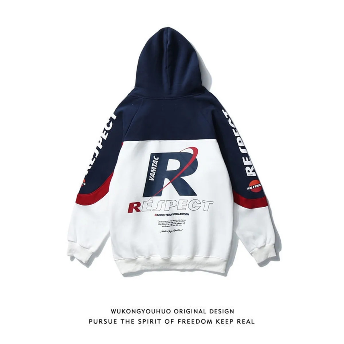 

Fashion Hip Hop Sweatshirt Female Harajuku Streetwear Funny Hoodie Women Patchwork Pullover High Street Vintage Cute Hoodie