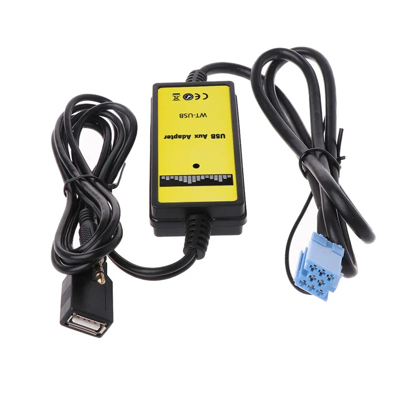 Автомобильный MP3 музыкальный плеер радио интерфейс сменный CD адаптер USB SD AUX IN для