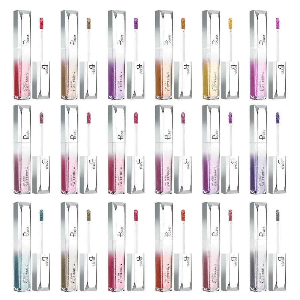 

18 Popular Colors 5ml Liquid Lip Gloss Lipstick Shiny Moisturizing Waterproof Sweatproof Not Stick To Cup Does Not Fade Cosmetic